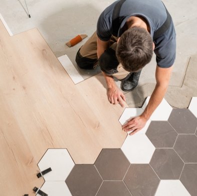 Flooring installation services. HomeTown Floors Online in Saint Peters, MO